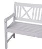 Garden Pleasure Gartenbank MALMÖ 3-Sitzer B 154 x T 59 x H Produktbild-Vorschau 5
