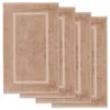 Lavea® 4er Set Badematte 50x80 cm, Badezimmerteppich 100% Produktbild-Vorschau 1