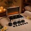 Set mit 16 Basaltmassage-Steinen schwarz im Etui Produktbild-Vorschau 14