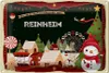 Blechschild Weihnachten Grüße REINHEIM 30x20cm Produktbild-Vorschau 1