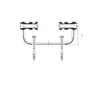Wasserzähler-Konsole Wasserzählerbügel 1/2″ Montagebügel Produktbild-Vorschau 5