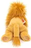 The back view of a plush lion toy lying down. Voir les images du produit