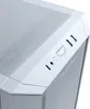A close-up view of the top I/O panel of a white computer case. Anteprima dell’immagine prodotto
