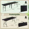 Bierzeltgarnitur Gartentisch 180cm Klappbar Produktbild-Vorschau 7