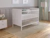 Babybett Beistellbett 120x60 cm mit Matratze,Gitterbett Produktbild-Vorschau 1