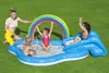 Bestway Aufblasbarer Pool Regenbogen Spielplatz 257x145x91 Produktbild-Vorschau 3