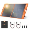 EBL Solaranlage Faltbares 100W Solarmodul, Monokristallin, Produktbild-Vorschau 3