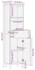 vidaXL Sideboard mit Regal Braun 38 x 33,5 x 160 cm Produktbild-Vorschau 5