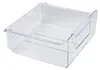 A clear, studio shot of a transparent plastic drawer. Produktbild-Vorschau