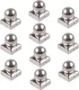 10x Pfostenkappe Edelstahl 71 mm Kugel  Abdeckkappe für Produktbild-Vorschau 1