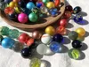Bunte Glasmurmeln Mix 60 Stück Dekoration Basteln Spielen Produktbild-Vorschau 2