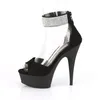 DELIGHT-625 Damen Sandale von Pleaser, Schwarz  , EU 40, US Produktbild-Vorschau 3
