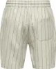 Only & Sons Tel Stripe 0139 Šortky béžové M Pánske béžové M Náhľad obrázku produktu 2