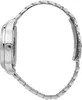 Side view of a silver Maserati watch with a metal band. Anteprima dell’immagine prodotto