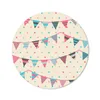MuchoWow® Mauspad Mousepad Girlanden - Muster - Pastell Produktbild-Vorschau 1
