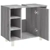vidaXL Badschrank Grau Sonoma 60x32x53,5 cm Holzwerkstoff - Produktbild-Vorschau 8
