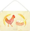 Mr. & Mrs. Panda Schild Huhn Stolz DIN A4 - Vintage - Produktbild-Vorschau 1