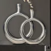 FineBuy – zestaw 2 wazonów dekoracyjnych, aluminium, Podgląd zdjęcia produktu 1
