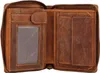 Greenburry Geldbörse Herren Leder braun antik Vintage mit Produktbild-Vorschau 15