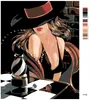 Zuty - Malen nach Zahlen - SEXY SCHACHSPIELERIN, 40x50 cm, Produktbild-Vorschau 3
