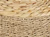 BELIANI Pouf Naturfarben Seegras und Wasserhyazinthe Rund ⌀ Produktbild-Vorschau 5