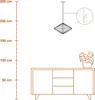 Papierowa latarnia Decor Diamond Pendant E27 biała Podgląd zdjęcia produktu 9