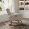 Schaukelstuhl Mid-Century Modern Nursery Schaukelsessel Produktbild-Vorschau 10