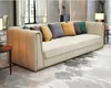 Dreisitzer Wohnlandschaft Modernes Sofa 3 Sitzer Ledersofa Produktbild-Vorschau 3