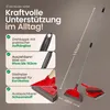Novaliv Schaumstoffbesen + Schaumstoffkehrganitur I rot I Produktbild-Vorschau 2