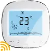 A digital thermostat display showing room temperature, timer settings, and a 24-hour timeline. Anteprima dell’immagine prodotto