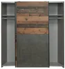 Schwebetürenschrank Kleiderschrank DEDERIK 170x190 cm Old Wood Vintage Produktbild-Vorschau