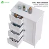 VOUNOT® Armoire de salle de bain avec 4 tiroirs & 1 porte Voir les images du produit 7