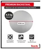 KOCH #61 BACKSTAHL rund 38 x 0,5 cm massive Qualität für Produktbild-Vorschau 2