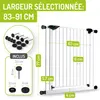 BOMI® Barrière de sécurité bébé sans perçage 63–251 cm – À Voir les images du produit 2