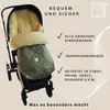 COOSY Lammfell Fußsack Fb. kaki Produktbild-Vorschau 7