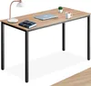 A desk with a laptop, lamp, notebook, pen, and mug. Produktbild-Vorschau
