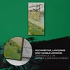 Dekor Leinwand Uhr Wandbilder 30x60 Langlois Brücke bei Produktbild-Vorschau 5