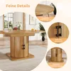 5-teiliges Esstisch-Set mit Ausziehtisch & 4 Stühlen Produktbild-Vorschau 3