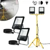 NAIZY 2x100W LED Projecteur blanc froid avec trépied Voir les images du produit 1