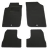 Fußmatten-Set für Peugeot 206 CC, 01/2001-02/2007, 4-teilig, Schwarz Produktbild-Vorschau