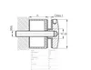Sellon24® Edelstahl Punkthalter 50 mm Glas 8-17,52mm Produktbild-Vorschau 3