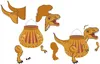 URSUS T-Rex, Papierlaterne, Orange, Einfarbig Produktbild-Vorschau 4