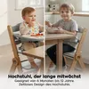Hochstuhl 4in1 höhenverstellbarer Holzhochstuhl für kinder Produktbild-Vorschau 4