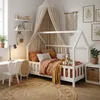 ML-Design Kinderbett 70x140cm mit Rausfallschutz, Dach & Produktbild-Vorschau 10
