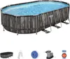 Bestway Oválný bazén s kovovým rámem 6,10 x 3,66 x 1,22 m Náhled obrázku produktu 1