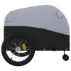 Fahrradanhänger Schwarz und Grau 45 kg Eisen - Produktbild-Vorschau 7