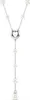 A silver necklace with pearls and a heart pendant. Produktbild-Vorschau