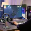 RGB Kopfhörerhalter Kopfhörerständer Kopfhörer Ständer LED Produktbild-Vorschau 12