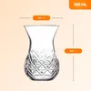 Lot de 6 verres à thé Pasabahce Timeless 155 ml Voir les images du produit 10