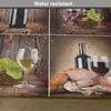 ABAKUHAUS Wein Platzmatten, Wein themed Collage auf Produktbild-Vorschau 6